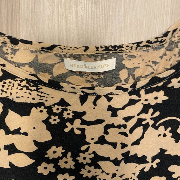 HERO & LEANDER ¾ Sleeve Floral Top from Anthropologie Size M - Picture 2 of 5